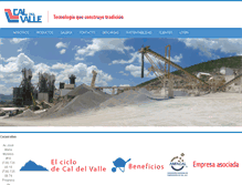Tablet Screenshot of caldelvalle.com